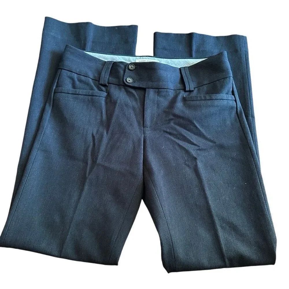 Banana Republic Sloan fit dress pants - black / grey weave - size 8